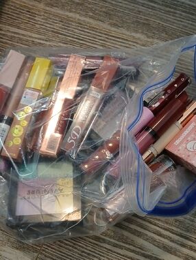 Mixed Lipsticks and Makeup Lot - Various Pink & Nude Shades